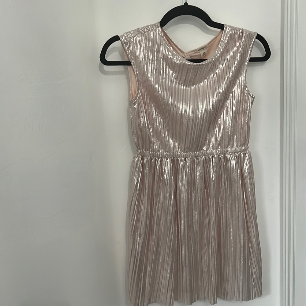 Rose gold party dress size 10
